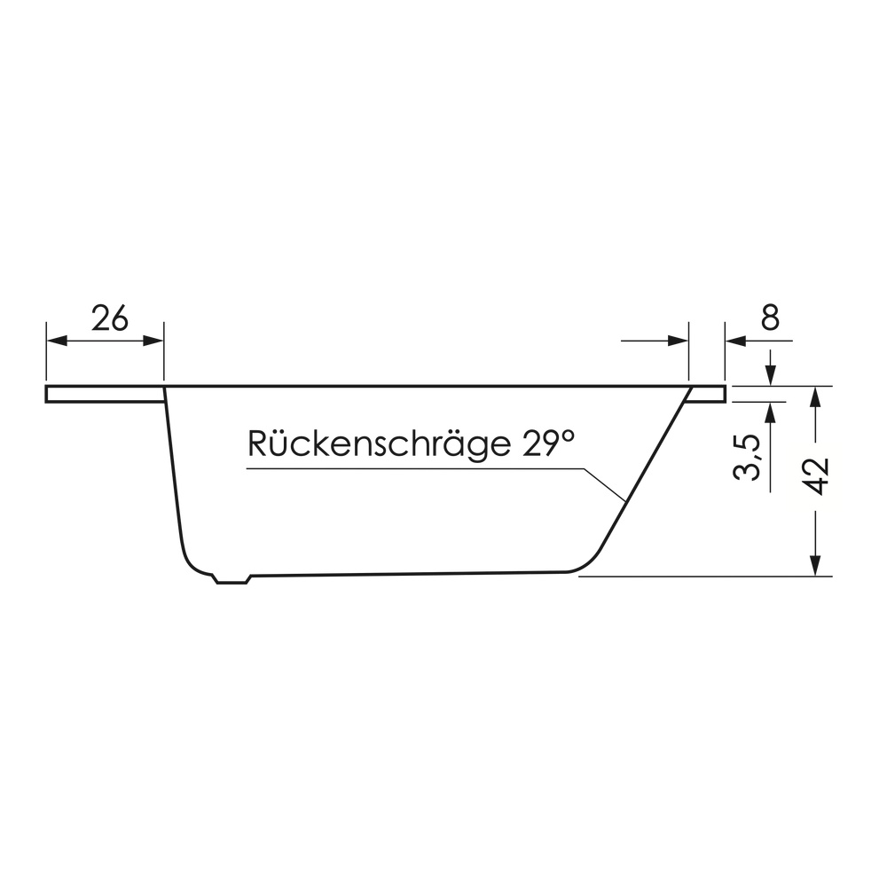 repaBAD Badewanne „Syndney“ eck 1500 × 930 mm, links in Weiß repaBAD Badewanne „Syndney“ eck 1500 × 930 mm, links in Weiß