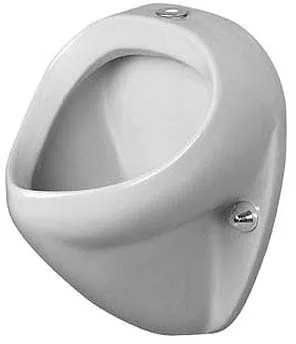 Urinal Jim, Zulauf von oben absaugend, ohne Deckel, ohne Fliege, weiß Urinal Jim, Zulauf von oben absaugend, ohne Deckel, ohne Fliege, weiß