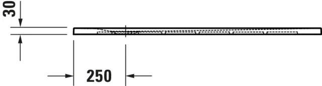 Duravit rechteck Duschwanne „Sustano“ 120 × 80 cm in Hellgrau Matt