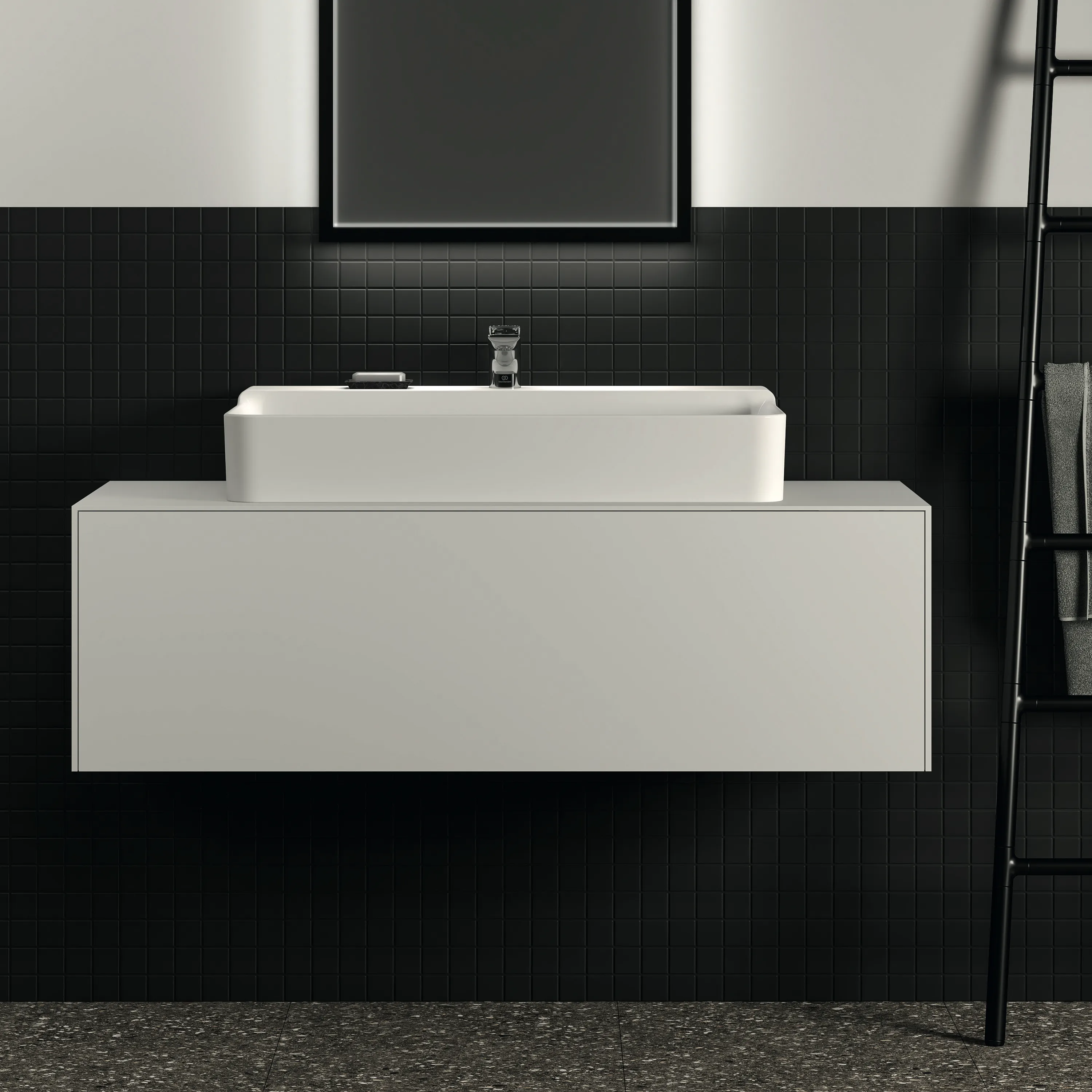 Ideal Standard Waschtischunterschrank Conca, 1202x505x370mm, Weiß Ideal Standard Waschtischunterschrank Conca, 1202x505x370mm, Weiß