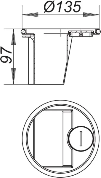 Geruchverschlusseinsatz 57, 57AK, 58