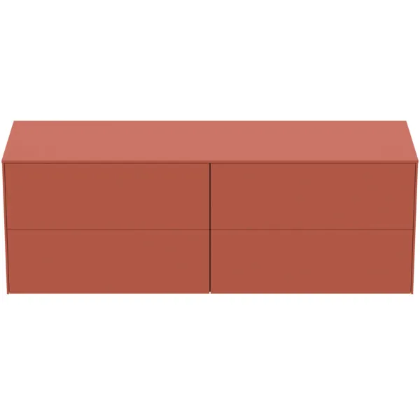 Ideal Standard Waschtischunterschrank „Conca“ 158,7 × 55 × 50,5 cm Sunset matt lackiert Ideal Standard Waschtischunterschrank „Conca“ 158,7 × 55 × 50,5 cm Sunset matt lackiert