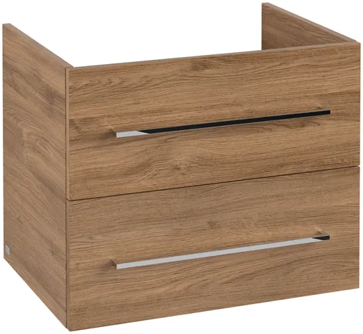 Villeroy & Boch Waschtischunterschrank „Avento“ für Schrankwaschtisch 630 × 514 × 452 mm Kansas Oak, Soft Closing