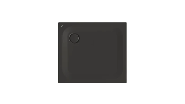 Bette rechteck Duschwanne „BetteUltra“ 900 × 800 mm mit BetteAntirutsch Pro, ohne Oberflächenveredelung, mit Minimum-Wannenträger, in Anthracite