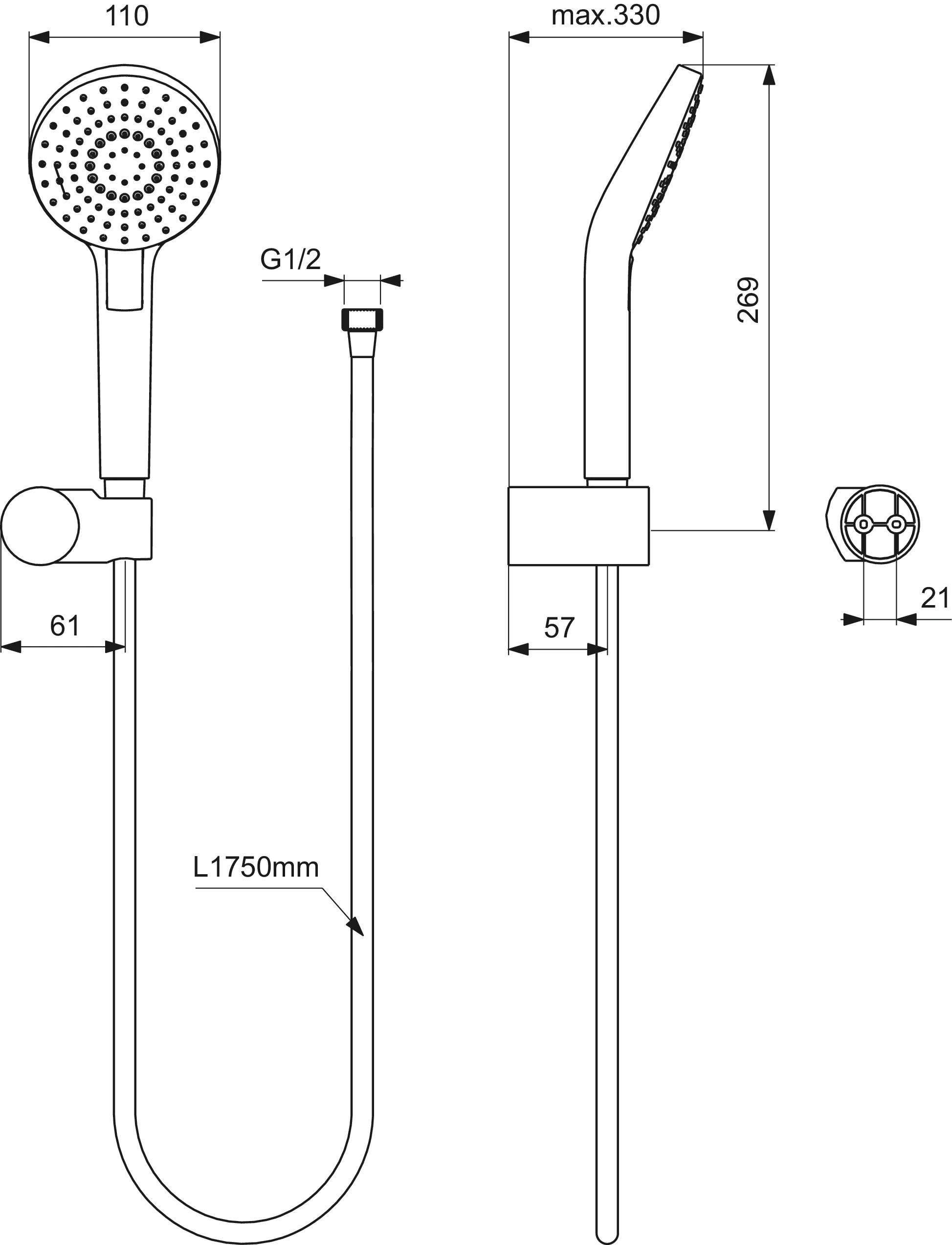 Armaturen-Paket Ceratherm Navigo Chrom, Brausethermostat Unterputz Bausatz 2 für Fertigmontage, Wandanschlussbogen Unterputz, Handbrause-Set, Kopfbrause, Wandanschluss Armaturen-Paket Ceratherm Navigo Chrom, Brausethermostat Unterputz Bausatz 2 für Fertigmontage, Wandanschlussbogen Unterputz, Handbrause-Set, Kopfbrause, Wandanschluss