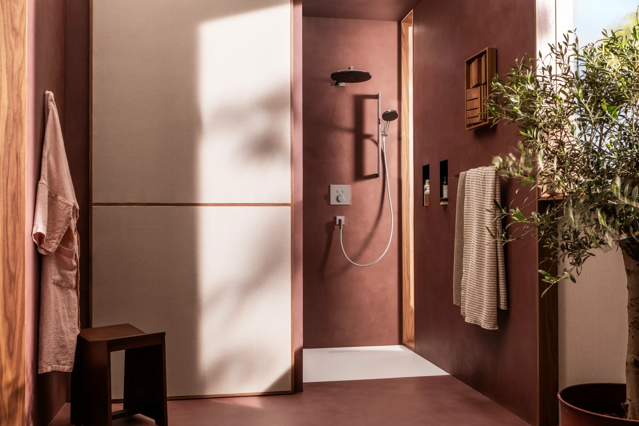 Hansgrohe XtraStoris Minimalistic Wandnische rahmenlos, Mattschwarz, 300 x 150 x 100 mm