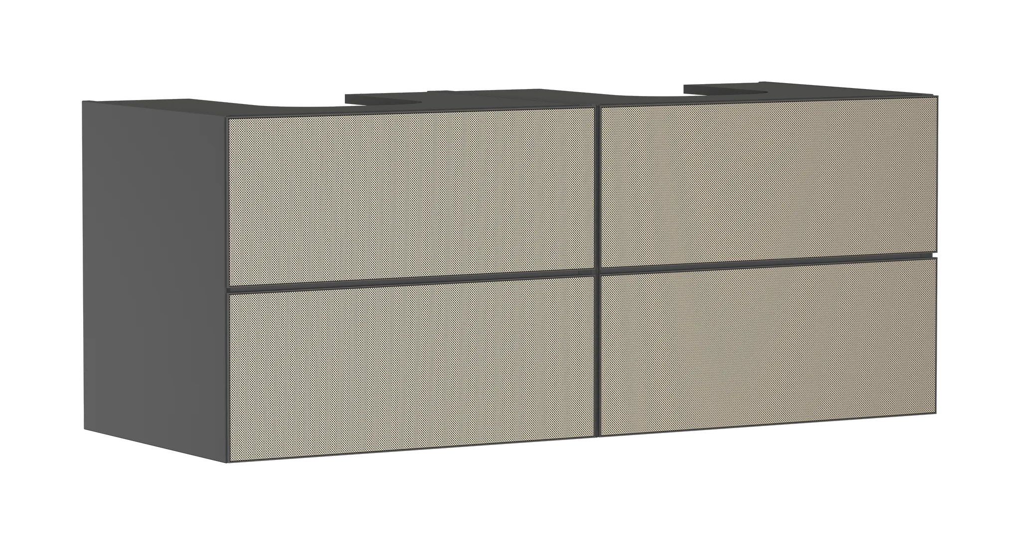 Hansgrohe Xevolos E Waschtischunterschrank Schiefergrau Matt