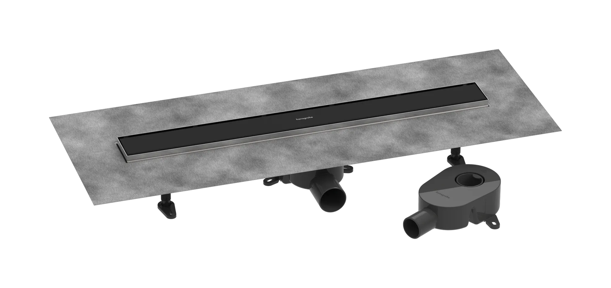 Hansgrohe RainDrain Go Komplettset Duschrinne 700 rückseitig befliesbar Hansgrohe RainDrain Go Komplettset Duschrinne 700 rückseitig befliesbar