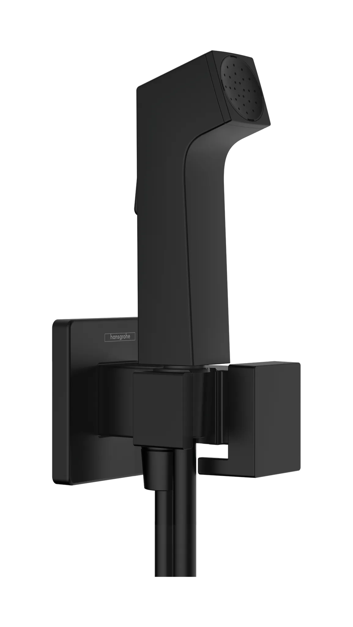 Hansgrohe Bidette Handbrause 1jet E EcoSmart für Kaltwasser, Mattschwarz