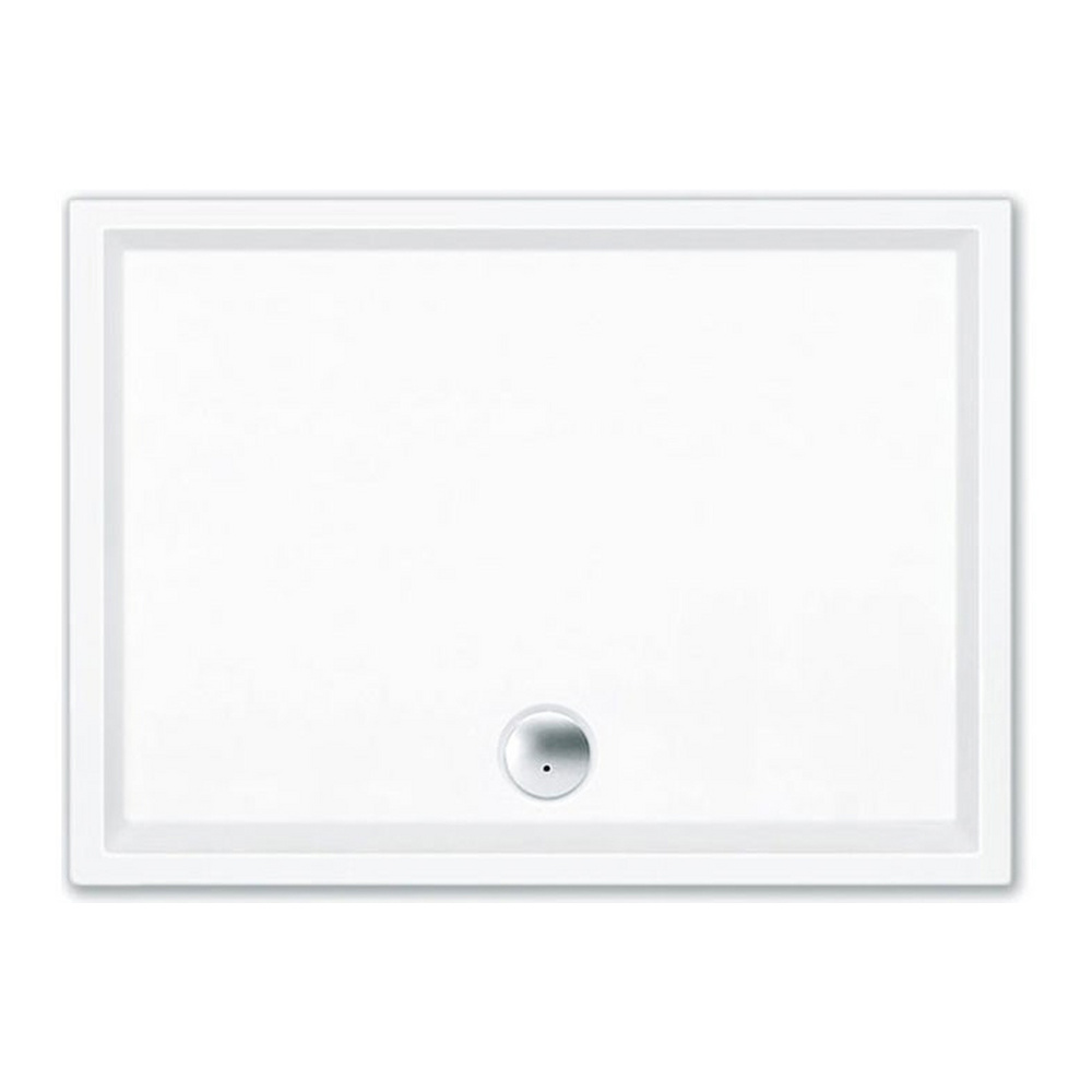 repaBAD rechteck Duschwanne „Wien“ 1100 × 800 mm ohne Oberflächenbeschichtung, in Weiß repaBAD rechteck Duschwanne „Wien“ 1100 × 800 mm ohne Oberflächenbeschichtung, in Weiß