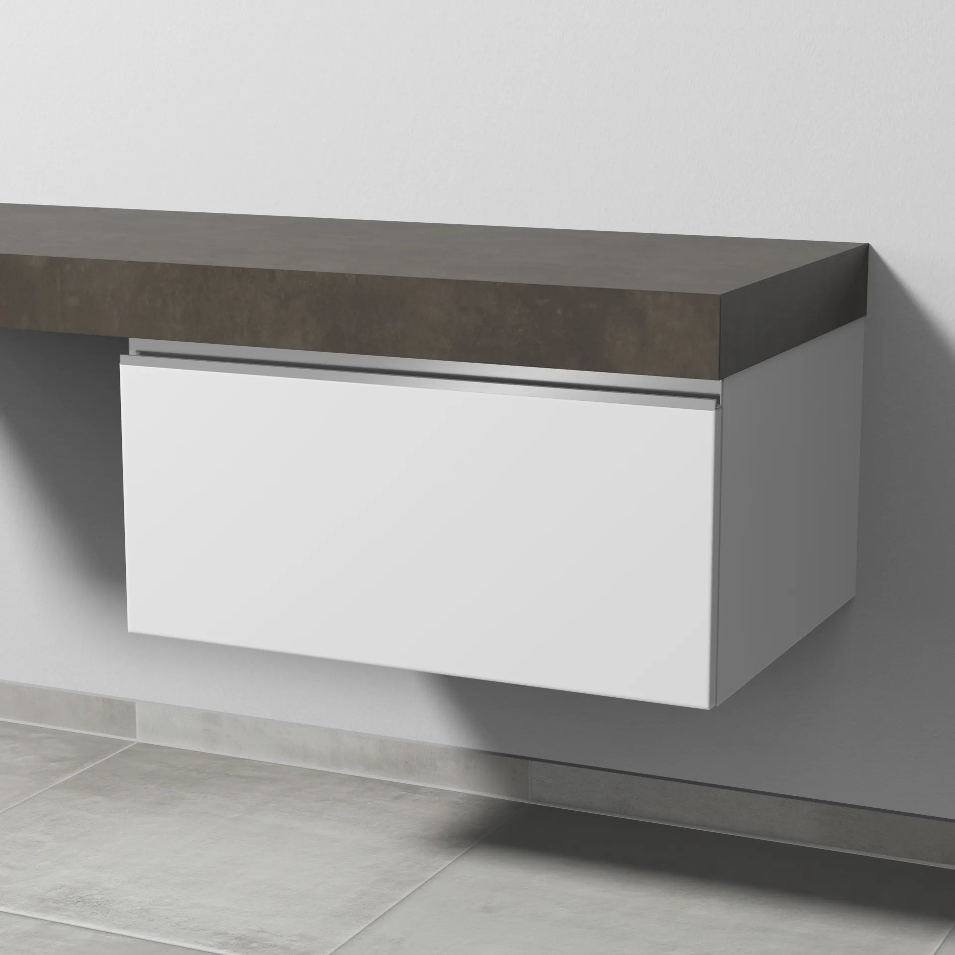Sanipa Anbauschrank „2morrow“ 700 × 340 × 520 mm in Weiß (matt)