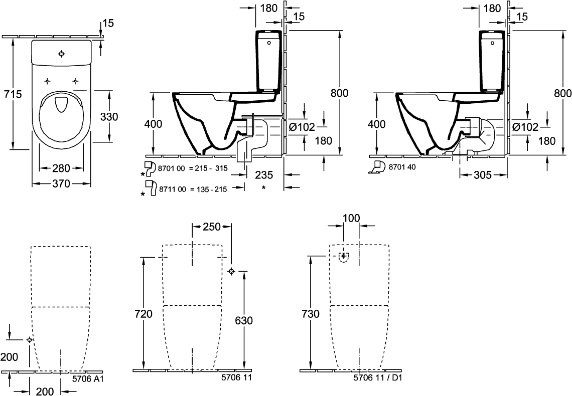 Spülkasten „Subway 2.0“, Zulauf seitlich oder von hinten 38,3 × 38,9 × 16,5 cm