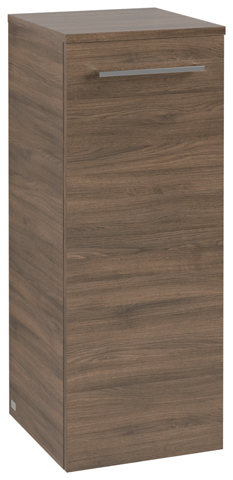 Villeroy & Boch Seitenschrank „Avento“ 35 × 89 × 37,3 × 37,3 cm in Arizona Oak, Anschlag rechts, Soft Closing, 1 Tür