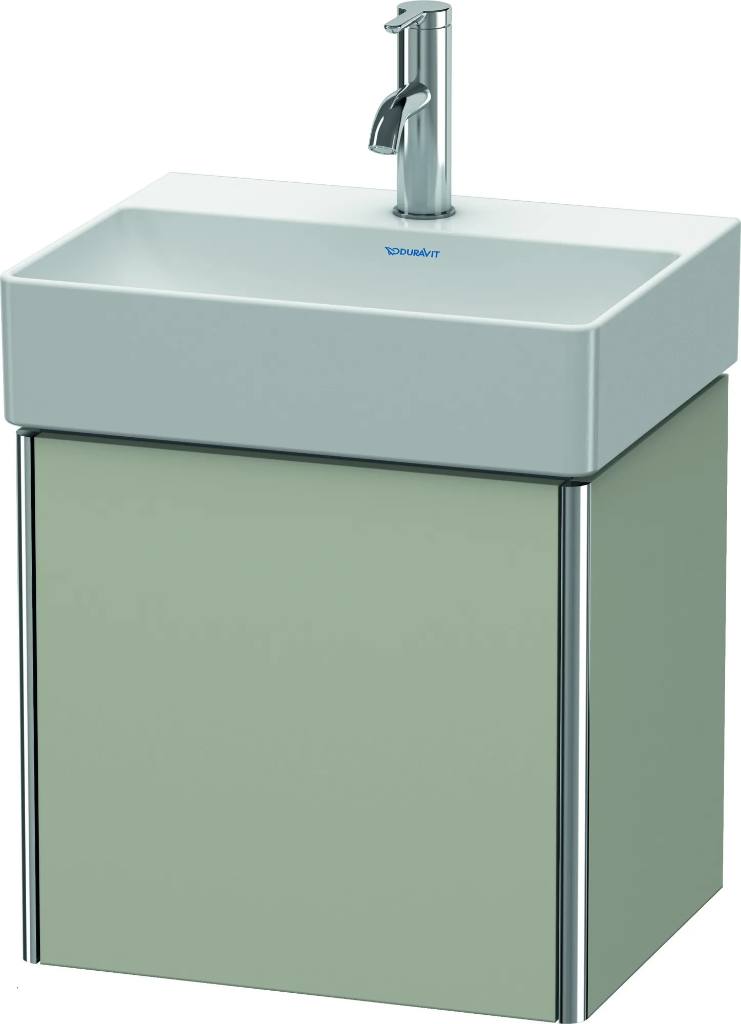 Duravit Waschtischunterschrank wandhängend „XSquare“ 43,4 × 39,7 × 34 cm Taupe Seidenmatt