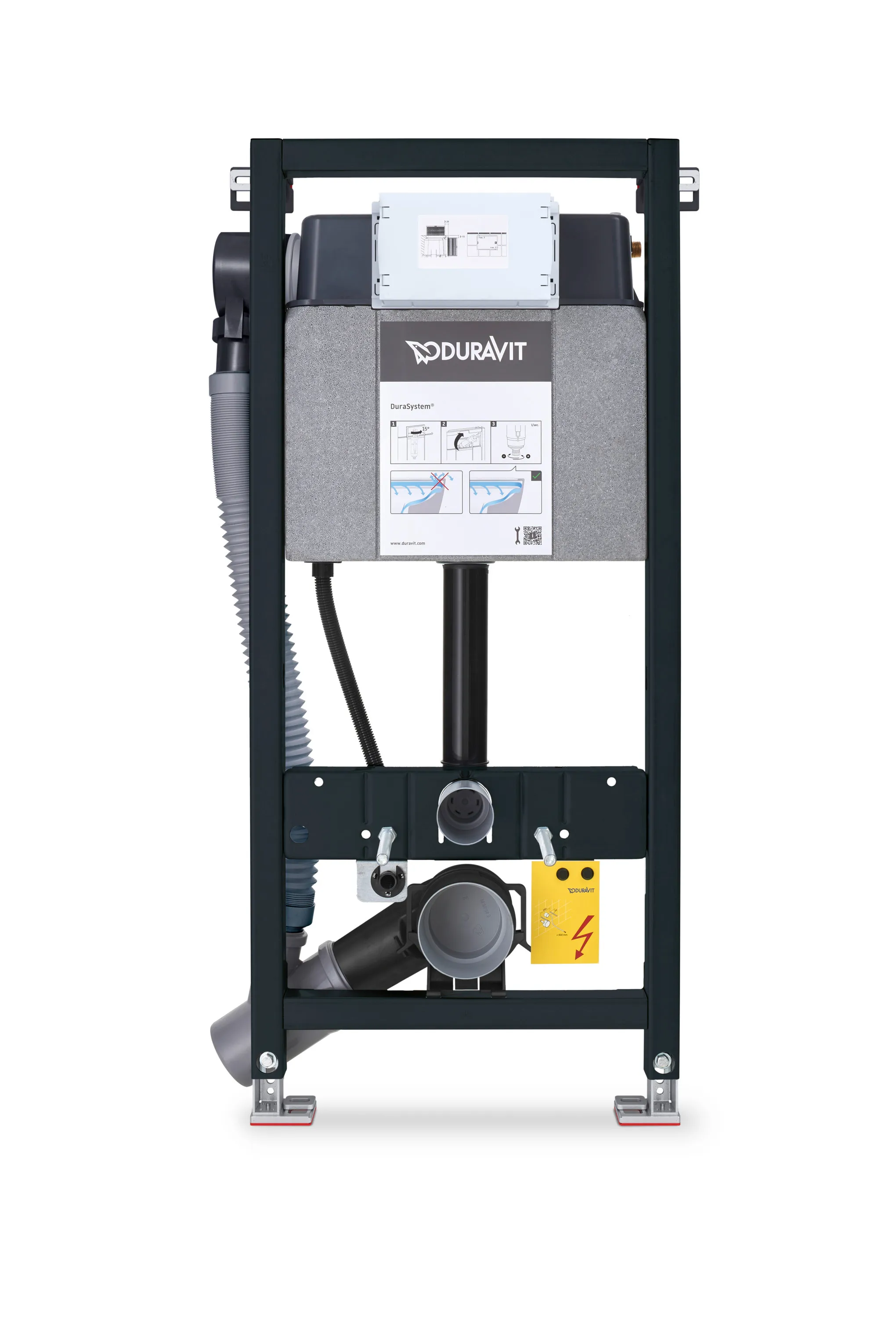 Duravit Vorwand-/Einbauelement für Toilette Installationselement Trockenbau für WC „DuraSystemInstallationselemente“ 114,8 × 50 cm in Duravit Vorwand-/Einbauelement für Toilette Installationselement Trockenbau für WC „DuraSystemInstallationselemente“ 114,8 × 50 cm in