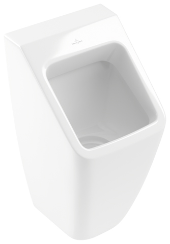 Absaug-Urinal Architectura 558705, 355 x 325 x 680 mm, Rechteck, mit Zielobjekt, Zulauf verdeckt, Weiß Alpin