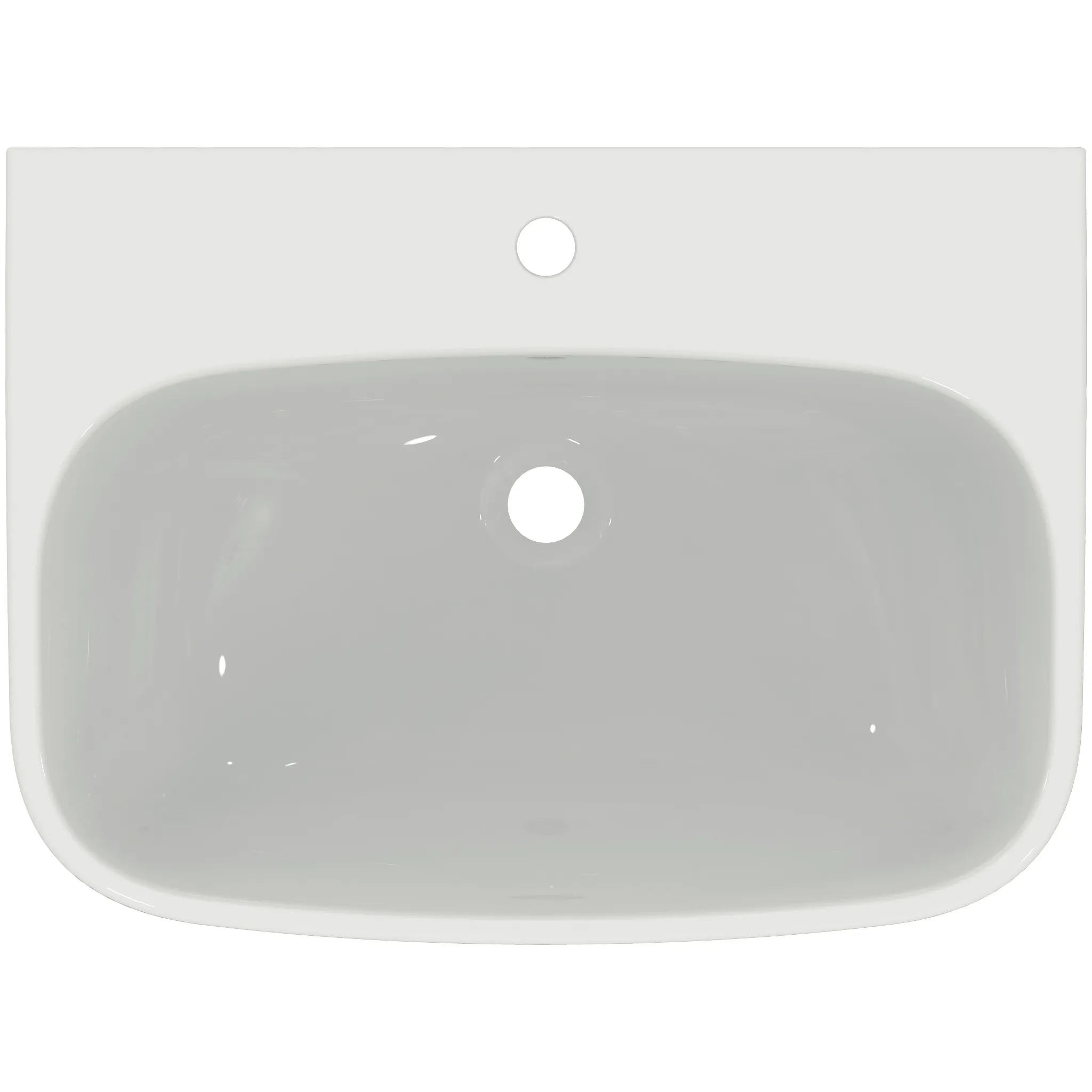 Waschbecken „i.lifeA“ 65 × 48 × 18 cm, Hahnlochposition mittig Waschbecken „i.lifeA“ 65 × 48 × 18 cm, Hahnlochposition mittig