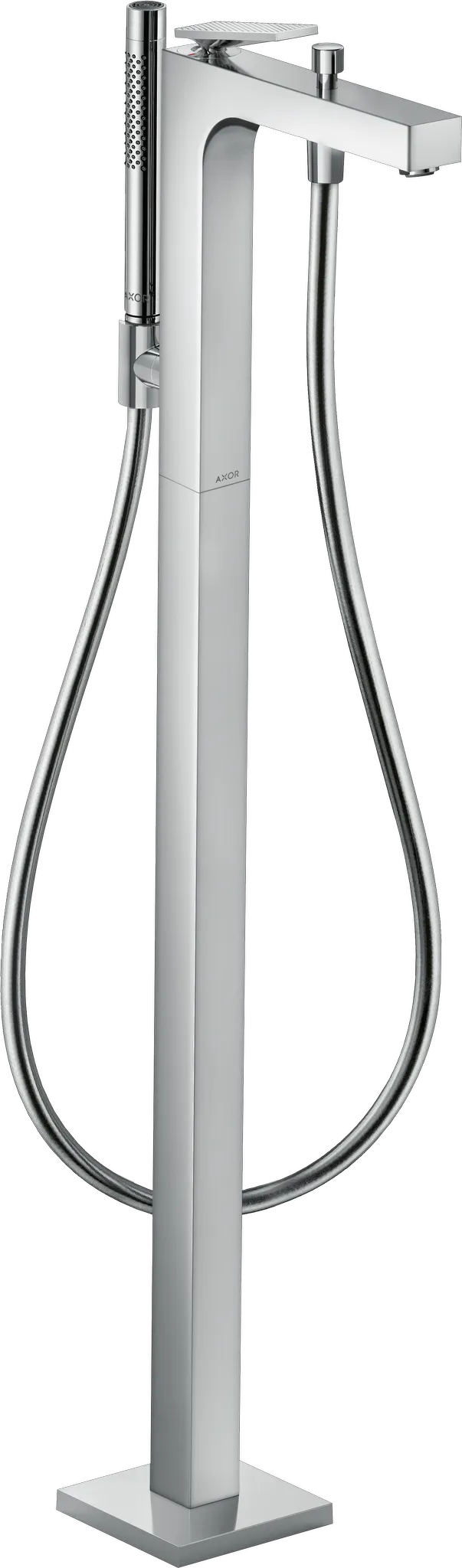 Hansgrohe AXOR Citterio Einhebel-Wannenmischer bodenstehend mit Hebelgriff - Rautenschliff, Chrom Farbe: Chrom Hansgrohe AXOR Citterio Einhebel-Wannenmischer bodenstehend mit Hebelgriff - Rautenschliff, Chrom Farbe: Chrom