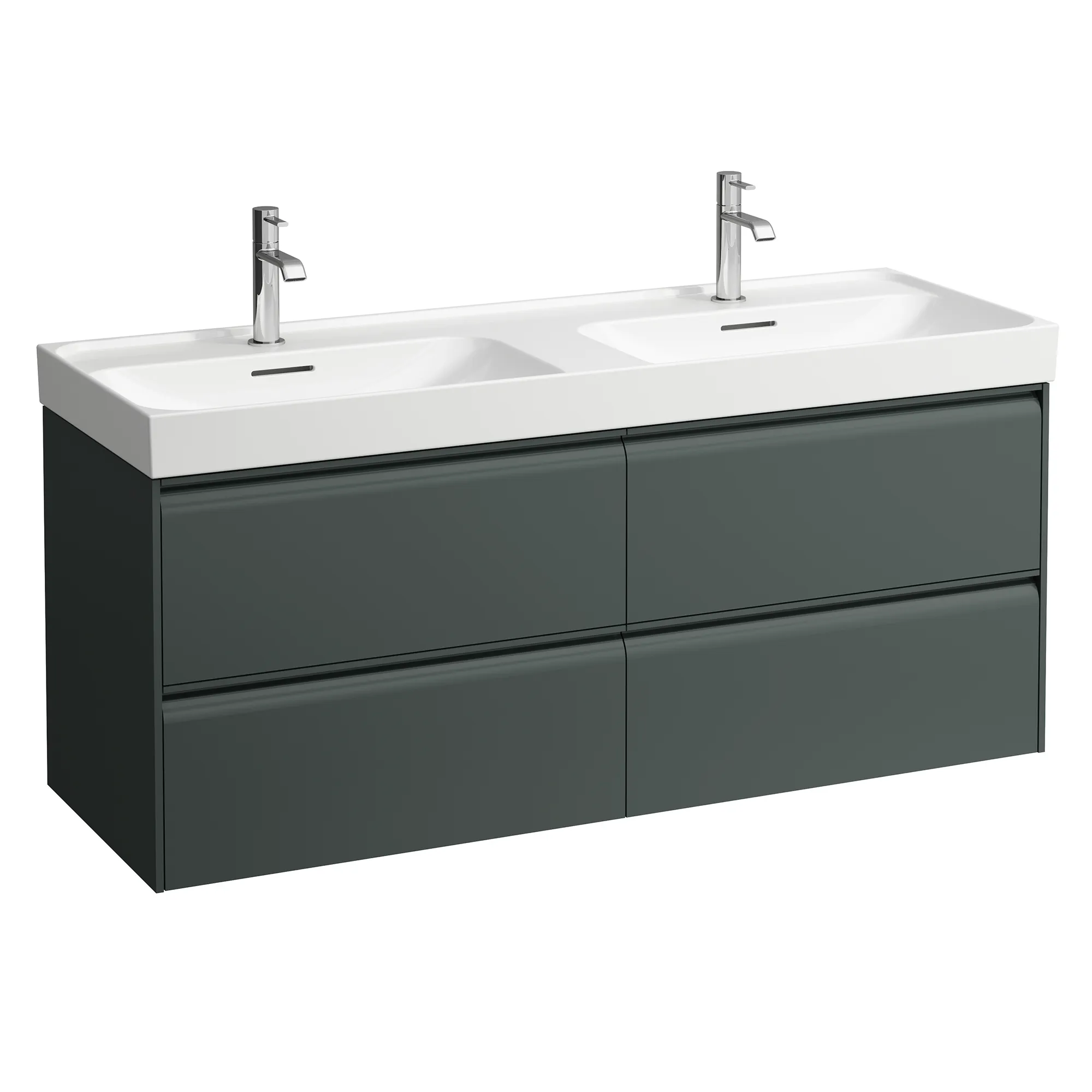 Laufen Waschtischunterbau MEDA 448x1284x515, verkehrsgrau Laufen Waschtischunterbau MEDA 448x1284x515, verkehrsgrau