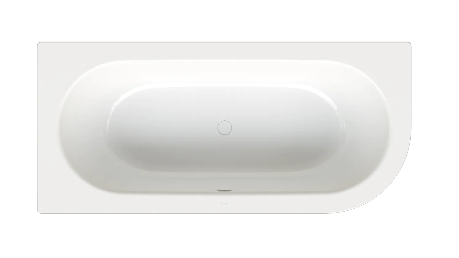 BetteStarlet IV Badewanne, oval, weiß, 1850 x 850 mm, 30 mm Randhöhe, 2-Sitzer, Einbau, glasierter Titan-Stahl