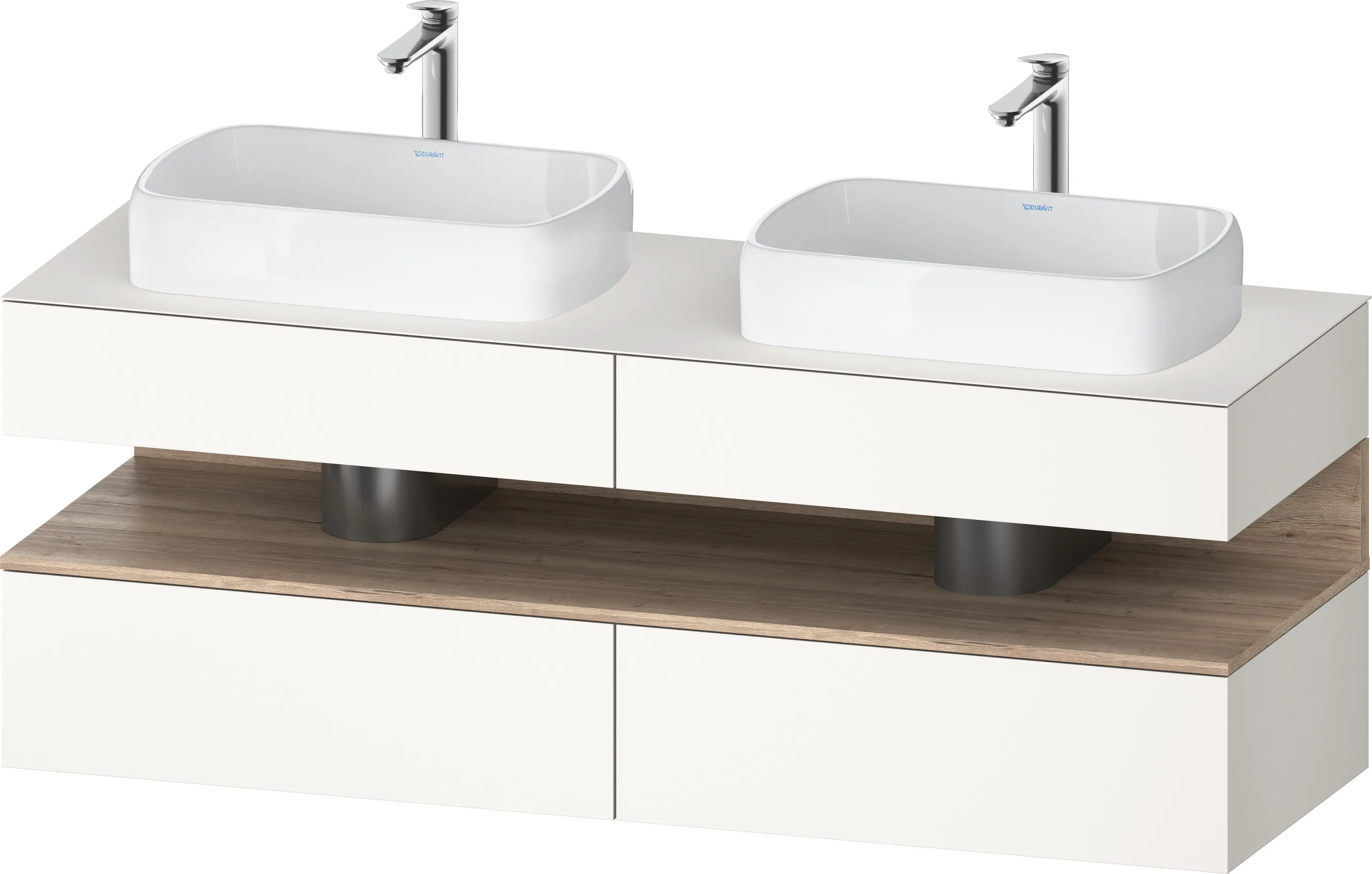 Duravit Waschtischunterschrank wandhängend „Qatego“ 160 × 60 × 55 cm