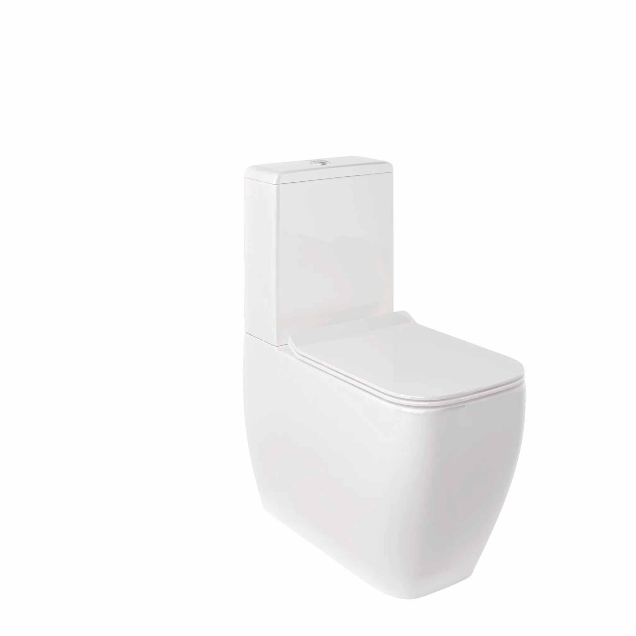 Kludi-RESA C Spiralflush-Stand-WC 62 cm, weiß glänzend