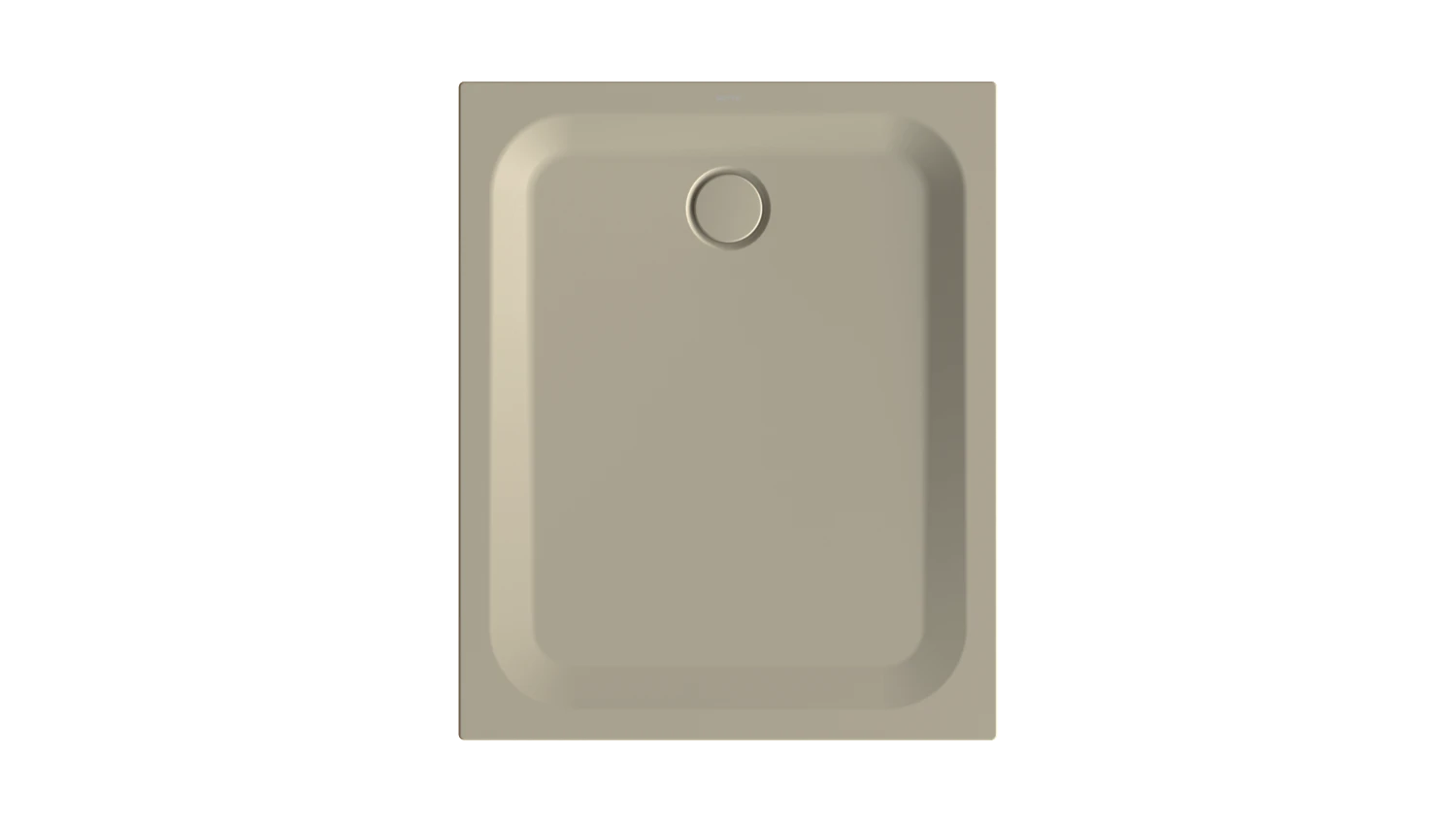 Bette rechteck Duschwanne „BetteUltra“ 1100 × 900 mm ohne Oberflächenbeschichtung, ohne Oberflächenveredelung, mit Wannenträger, in Cashmere