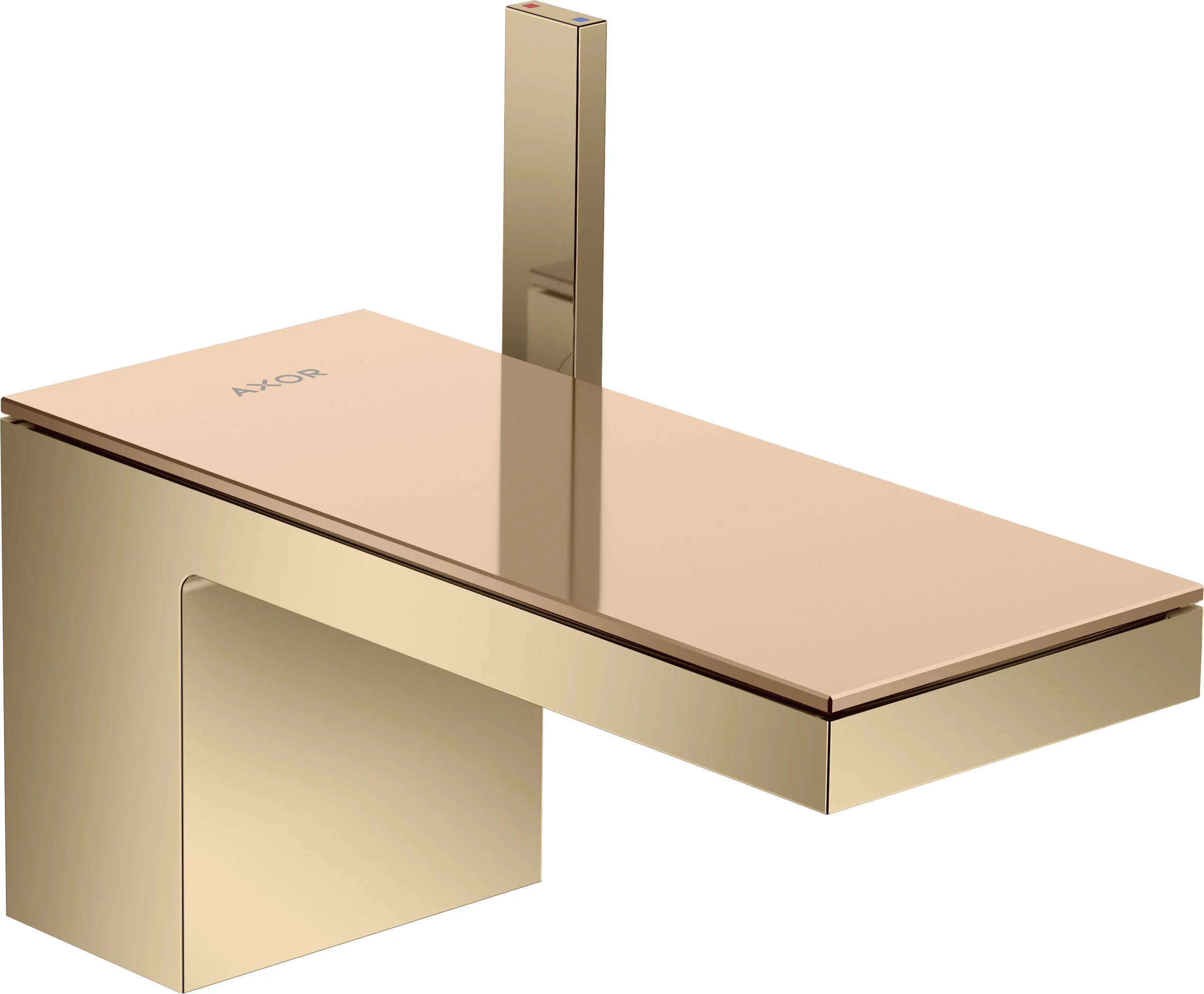 Hansgrohe AXOR MyEdition Platte 200 mm Metall Polished Red Gold abnehmbar