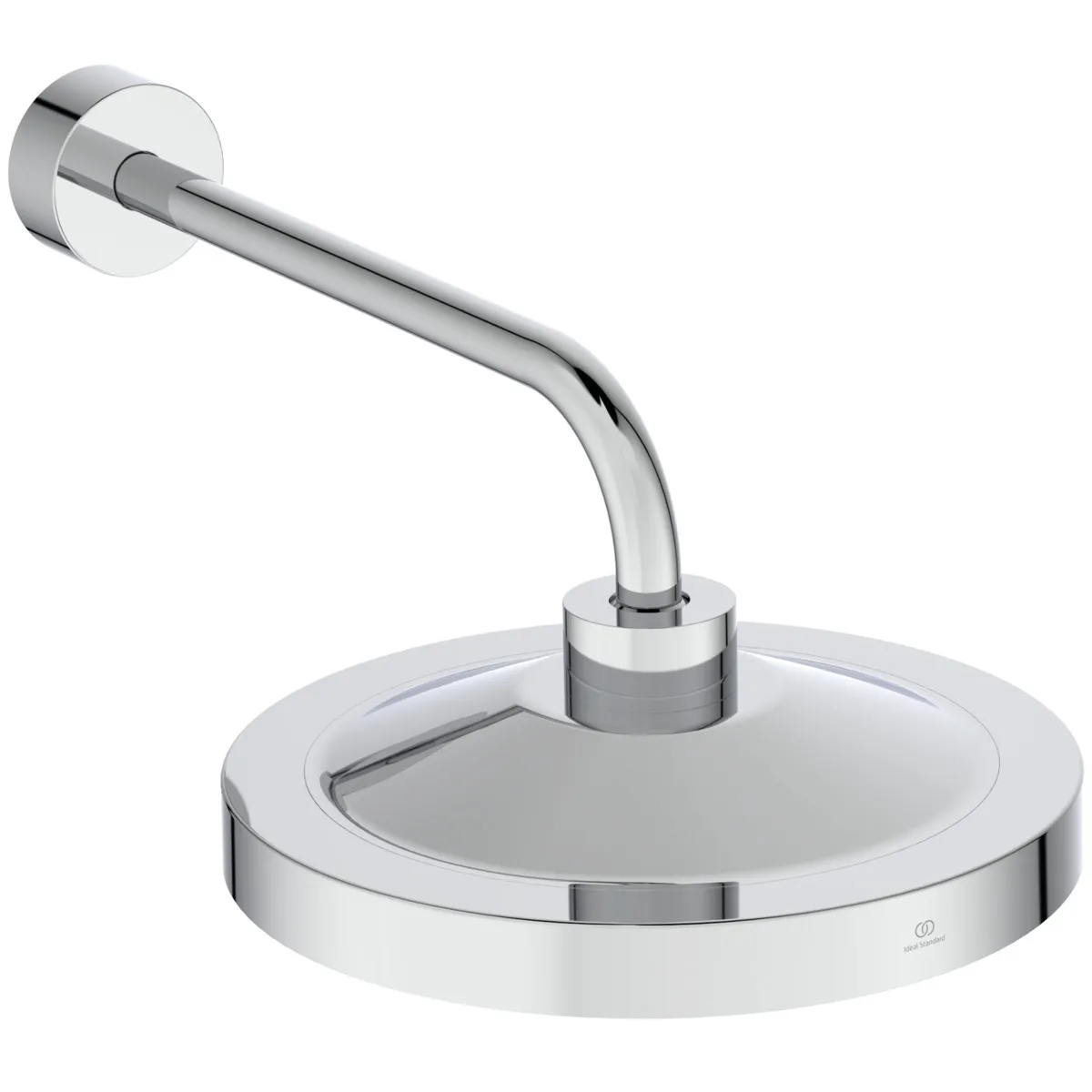 Regenbrause Idealrain Solos mit Wandanschluss mit LED-Leuchtring Chrom Regenbrause Idealrain Solos mit Wandanschluss mit LED-Leuchtring Chrom