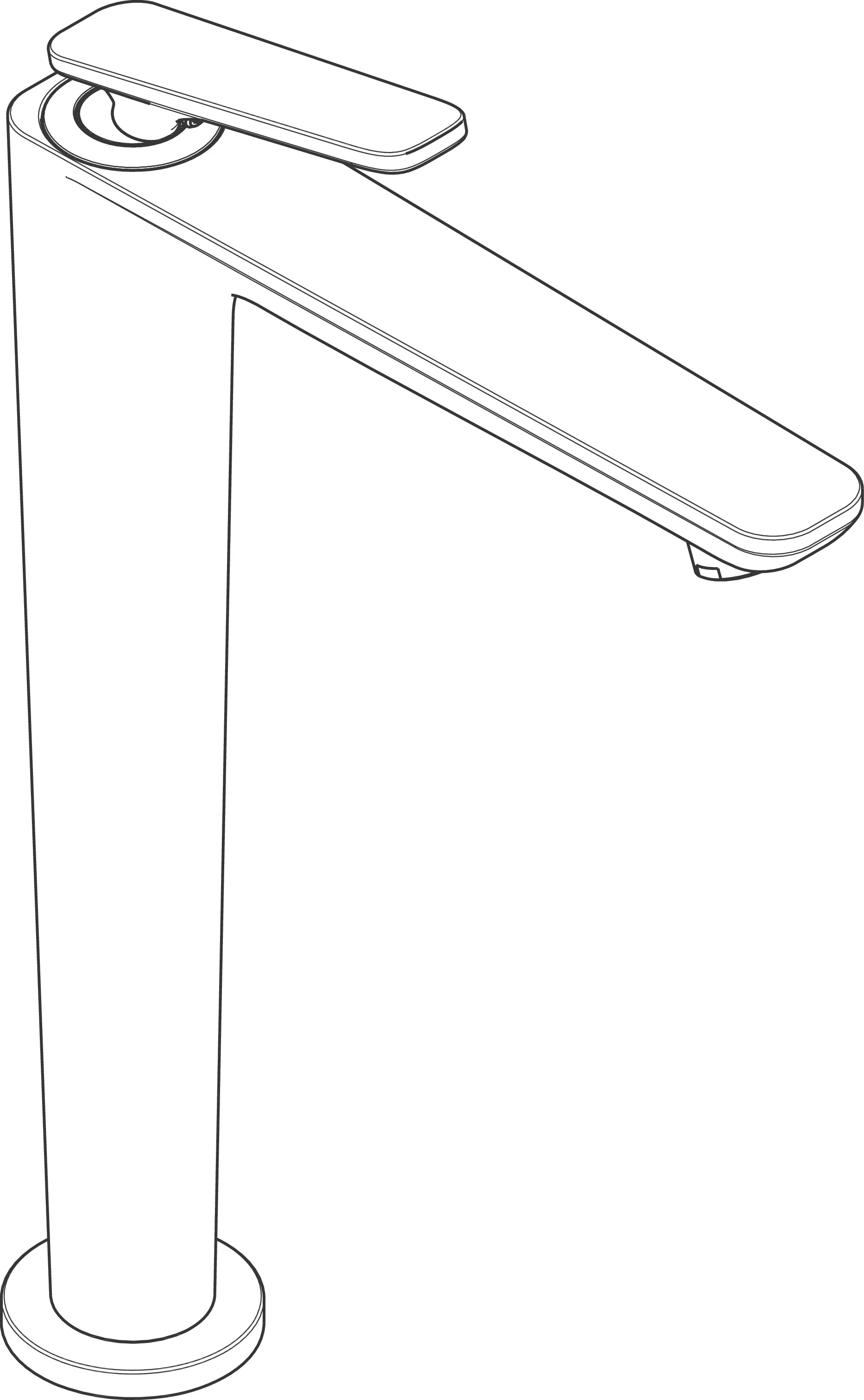Hansgrohe AXOR Citterio C Einhebel-Waschtischmischer 250, Chrom, Ausladung 158 mm, Auslaufhöhe 250 mm Hansgrohe AXOR Citterio C Einhebel-Waschtischmischer 250, Chrom, Ausladung 158 mm, Auslaufhöhe 250 mm