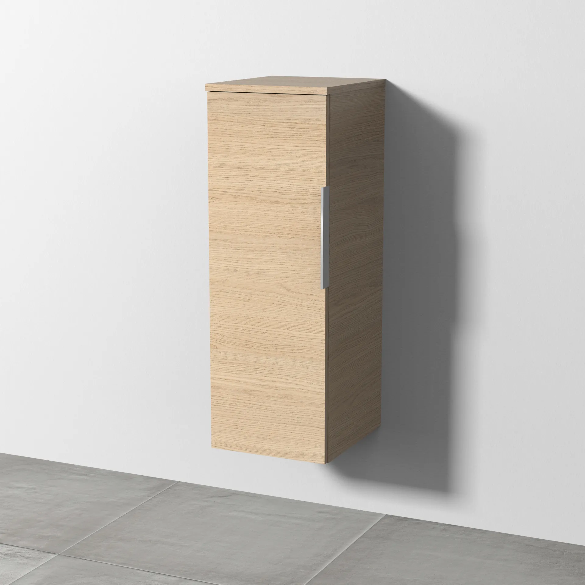 Sanipa Mittelschrank „3way“ 300 × 850 × 345 mm Anschlag links, in Eiche Nordic, Anschlag links