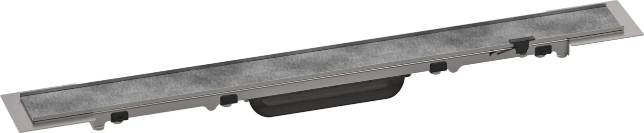 Hansgrohe RainDrain Rock Duschrinne 700 mm, kürzbar und befliest, rahmenloses Design, höhenverstellbare Abdeckung, Edelstahl V2A Hansgrohe RainDrain Rock Duschrinne 700 mm, kürzbar und befliest, rahmenloses Design, höhenverstellbare Abdeckung, Edelstahl V2A