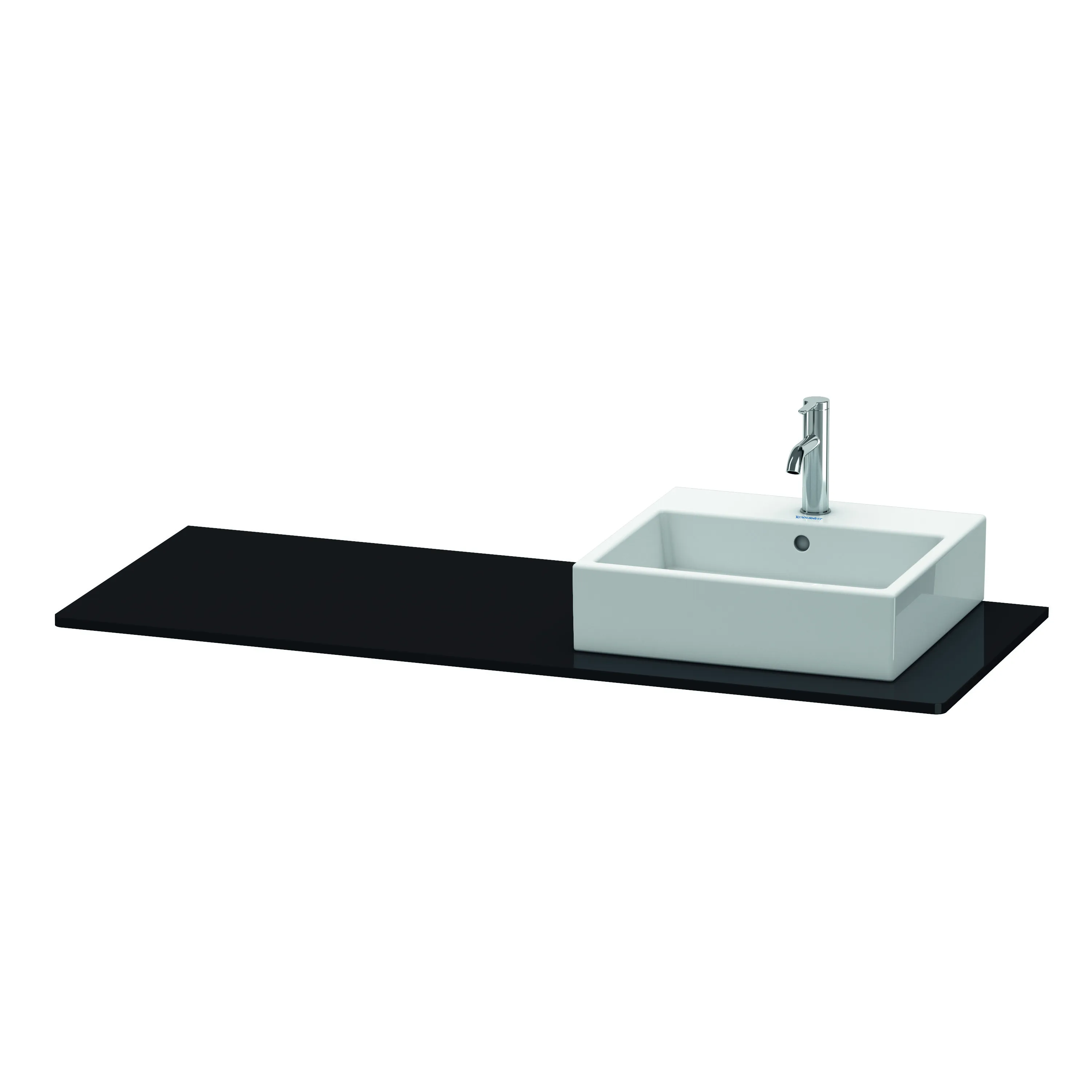 Duravit Konsole „XSquare“ in Schwarz Hochglanz Duravit Konsole „XSquare“ in Schwarz Hochglanz