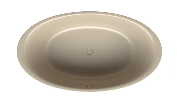Bette oval Badewanne „BetteEve Oval Silhouette“ 180 × 100 cm in Sand