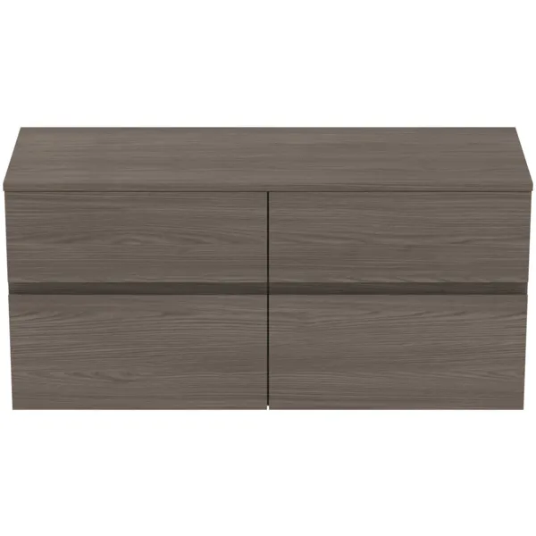 Ideal Standard Waschtischunterschrank „Finesse“ 120,2 × 55,8 × 44 cm Ulme dunkel