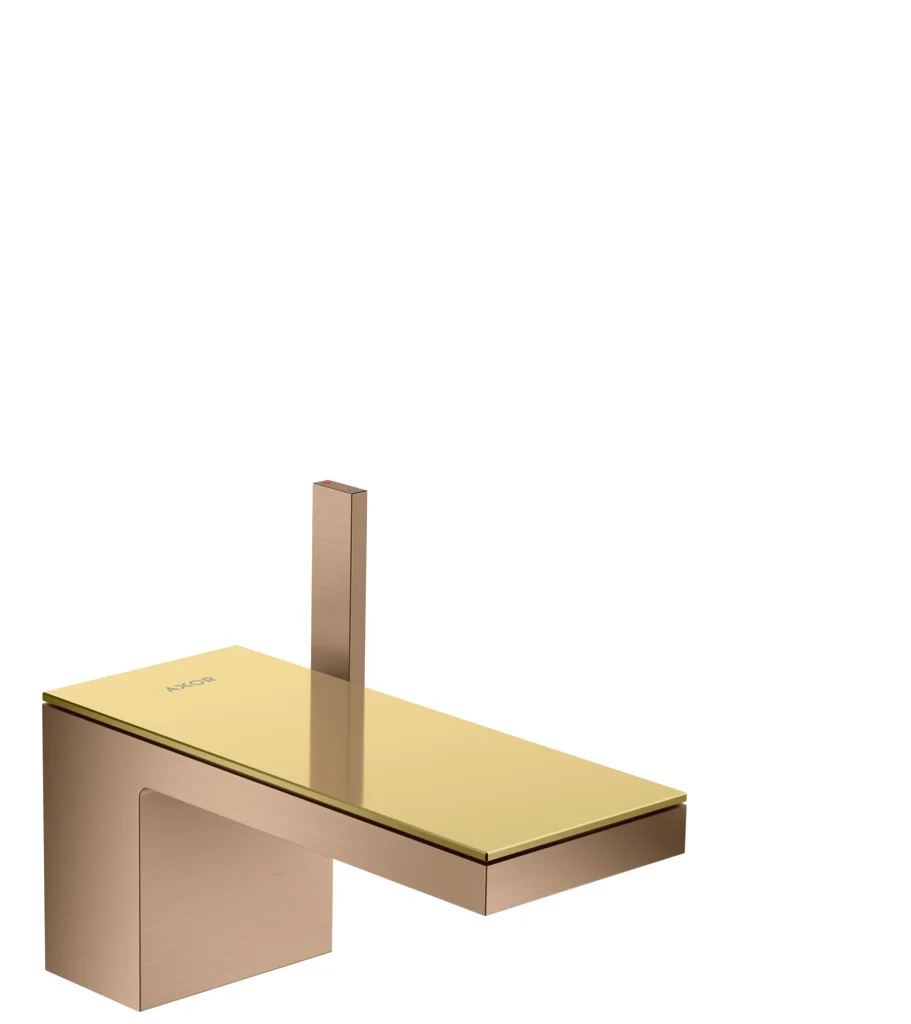 Hansgrohe AXOR MyEdition Platte 200 mm Metall Polished Gold Optic abnehmbar