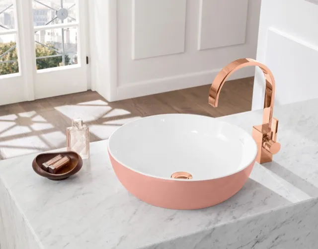 Villeroy & Boch Aufsatzwaschtisch aus TitanCeram „Artis“ ⌀ 430 mm in Powder