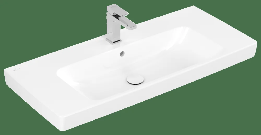 Villeroy & Boch Architectura Waschbecken 4A87A5, 1000x445mm, Rechteck, Weiß Alpin