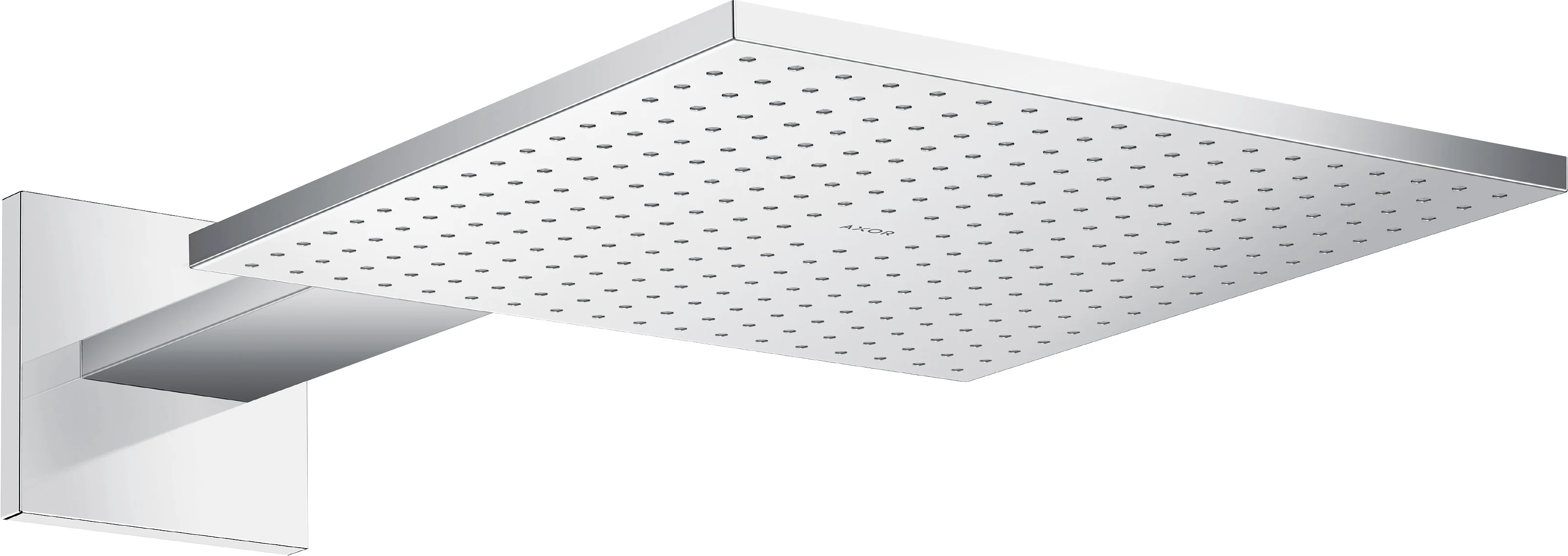 Hansgrohe AXOR ShowerSolutions Kopfbrause 300/300 2jet mit Brausearm, Chrom, 450 mm Arm, PowderRain & Intense Strahlart Hansgrohe AXOR ShowerSolutions Kopfbrause 300/300 2jet mit Brausearm, Chrom, 450 mm Arm, PowderRain & Intense Strahlart