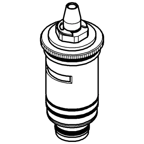 Thermoelement 47025, 3/4″, Dehnstoff, für Grohmix Thermostate Thermoelement 47025, 3/4″, Dehnstoff, für Grohmix Thermostate