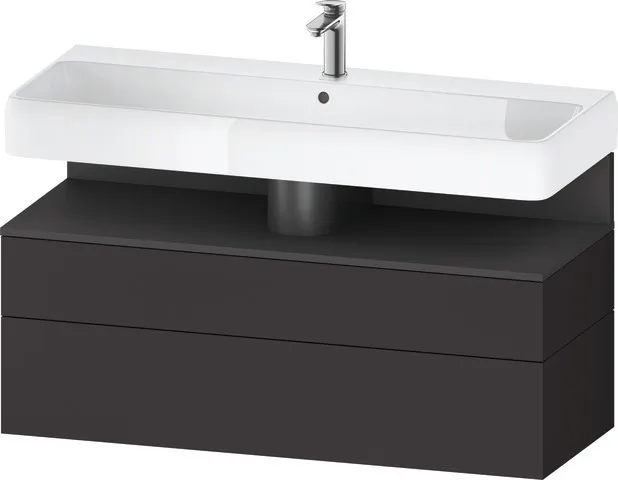 Duravit Waschtischunterschrank wandhängend „Qatego“ 119 × 59 × 47 cm, mit Beleuchtung Duravit Waschtischunterschrank wandhängend „Qatego“ 119 × 59 × 47 cm, mit Beleuchtung