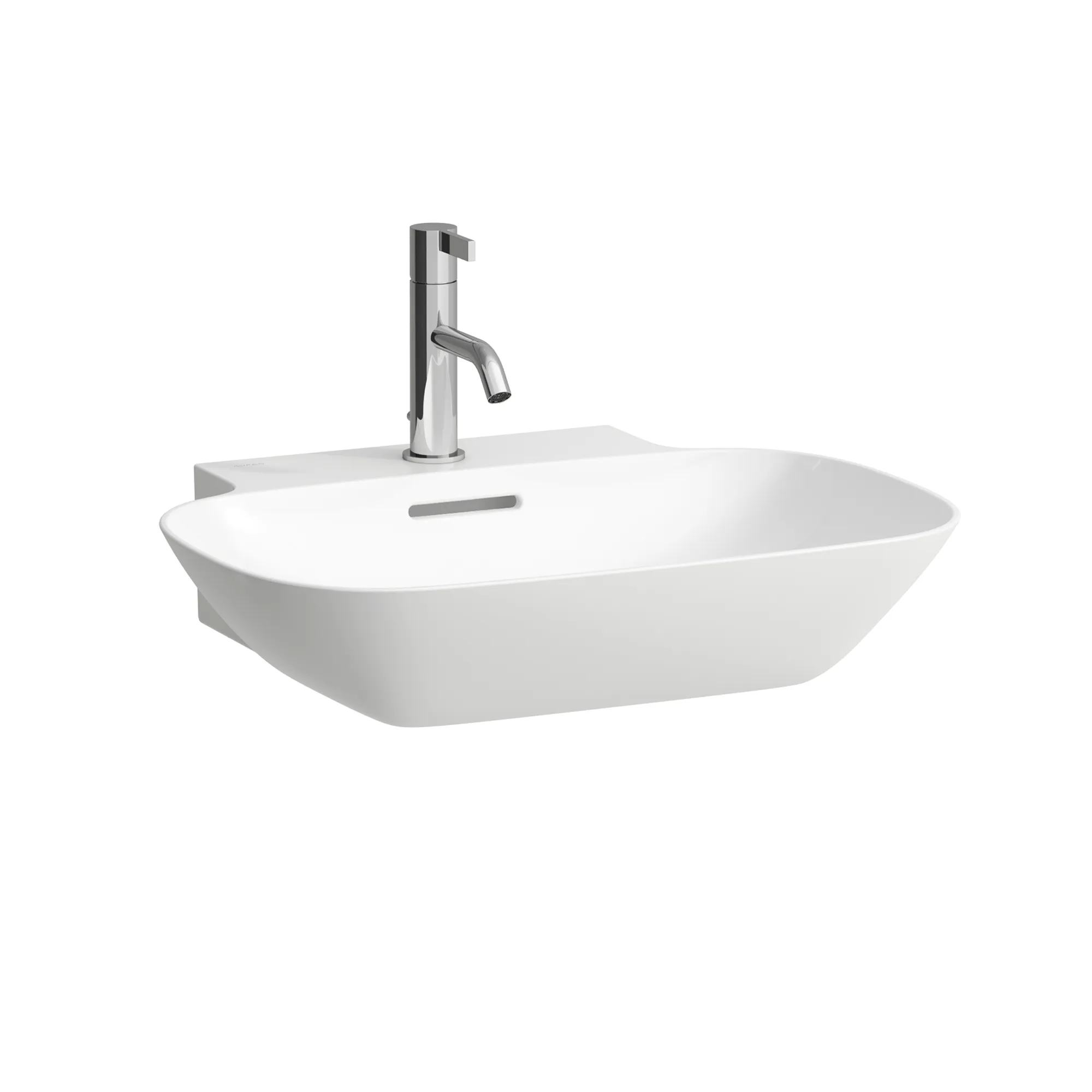 Aufsatzwaschtisch INO 450x560x145 1 Hahnloch mit Überlauf weiß Aufsatzwaschtisch INO 450x560x145 1 Hahnloch mit Überlauf weiß
