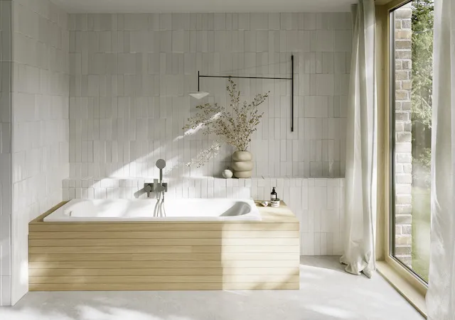 Bette BetteClassic Badewanne Rechteck Starwhite 1500x700x450 mm Einbau Unterbau 30 mm Randhöhe 1-Sitzer Bade-Duschkombination glasierter Titan-Stahl