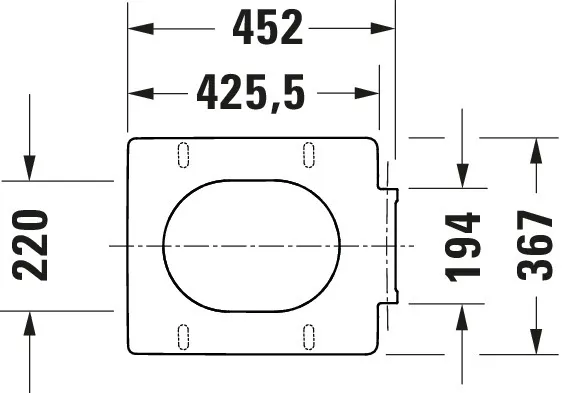Duravit WC-Sitz „Vero Air“ 37,8 × 46,9 × 4,9 cm Duravit WC-Sitz „Vero Air“ 37,8 × 46,9 × 4,9 cm