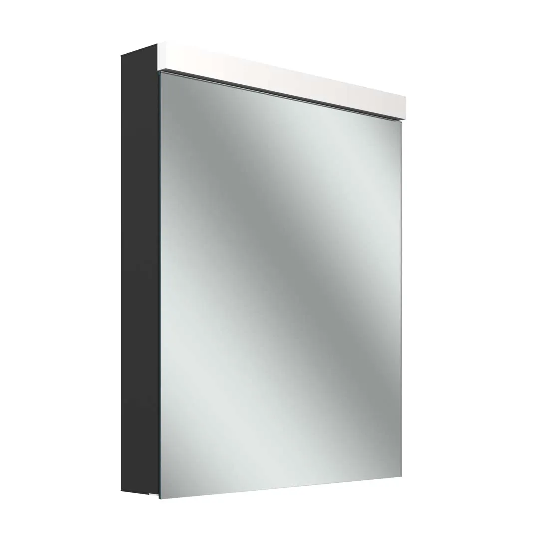 Schneider Spiegelschrank „LOWplusLED“ in schwarz matt Schneider Spiegelschrank „LOWplusLED“ in schwarz matt