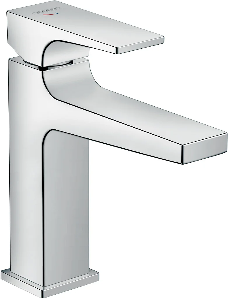Hansgrohe Metropol Einhebel-Waschtischmischer 110 CoolStart chrom m.Push-Open Ablaufgarnitur, Ausladung 135 mm, Auslaufhöhe 117 mm