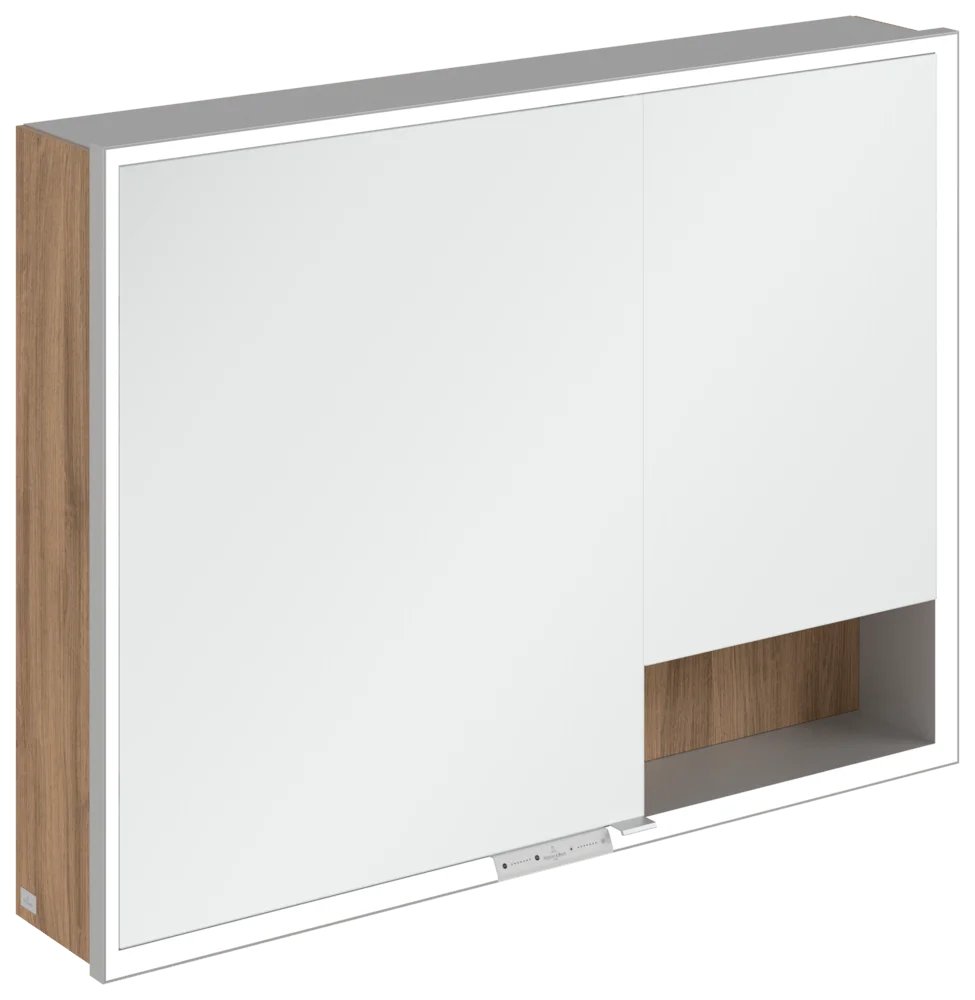Villeroy & Boch Aufputz-Spiegelschrank My View+ A48110, 1000x750x168mm, Kansas Oak Villeroy & Boch Aufputz-Spiegelschrank My View+ A48110, 1000x750x168mm, Kansas Oak