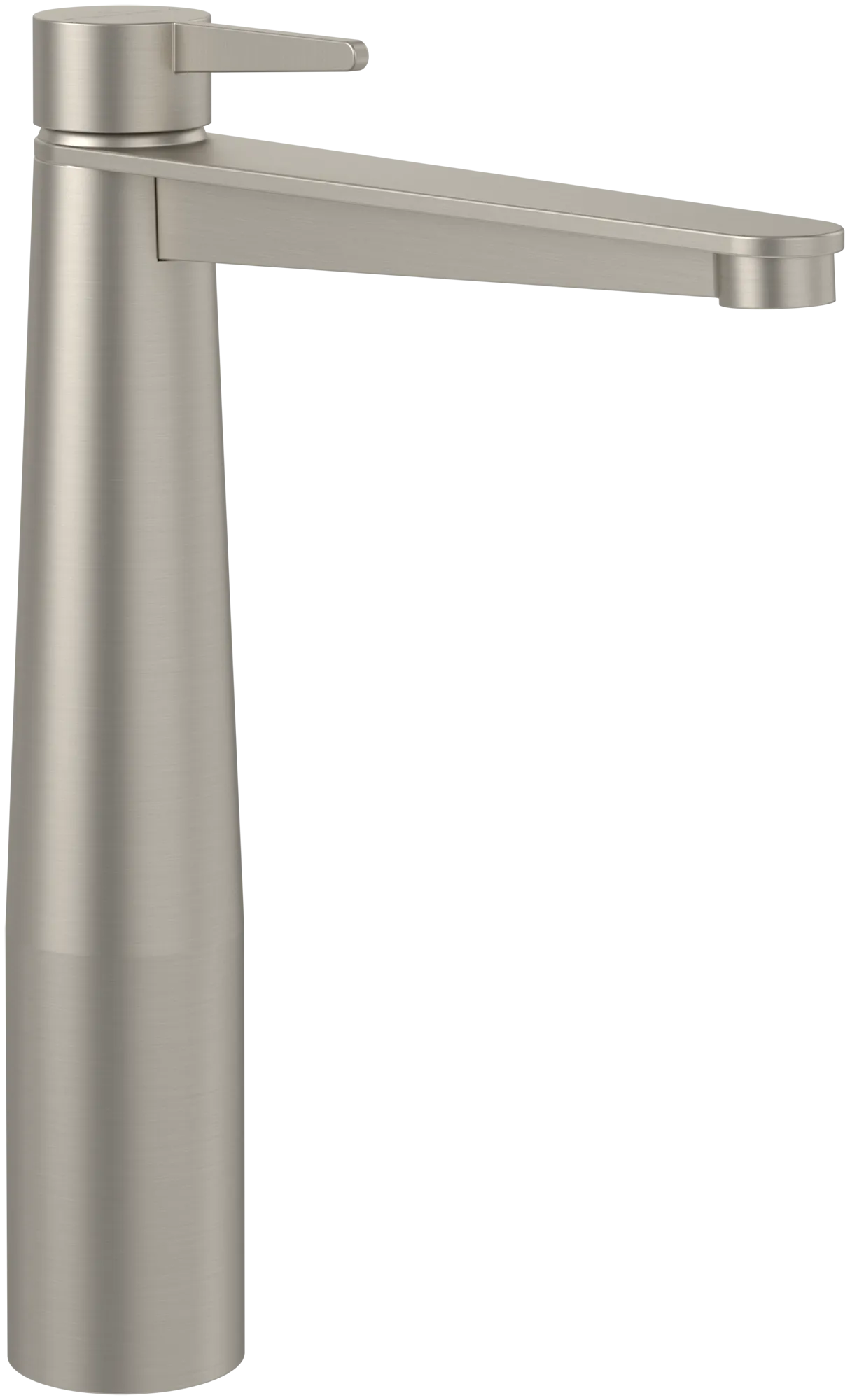 Einhand-Waschtischarmatur „Conum“ 21,5 cm Ausladung 179 mm in Brushed Nickel Matt Einhand-Waschtischarmatur „Conum“ 21,5 cm Ausladung 179 mm in Brushed Nickel Matt