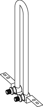 TECEflex HK-Montagegarnitur für Ventilkompakt-HK, Wandmontage, Dimension 16 TECEflex HK-Montagegarnitur für Ventilkompakt-HK, Wandmontage, Dimension 16