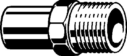 „Sanpress“ Einsteckstück mit Außengewinde 22 mm × 1/2″ „Sanpress“ Einsteckstück mit Außengewinde 22 mm × 1/2″